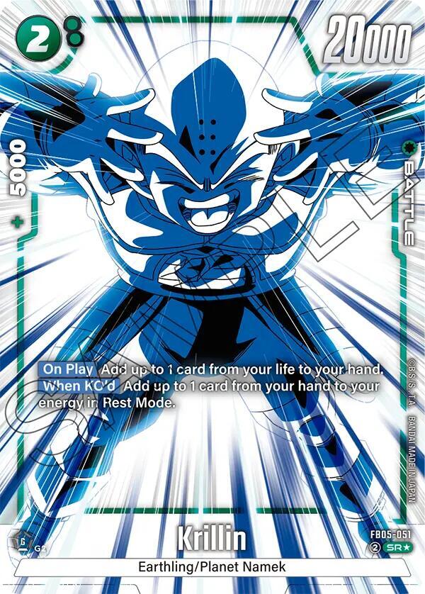 Krillin Alternate Art FB05-051 carta