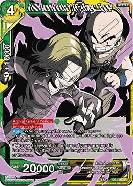 Krillin and Android 18 Power Couple Alternate Art DB1-093