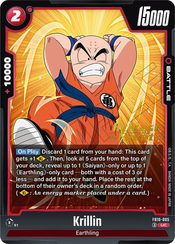 Krillin FB10 005 card