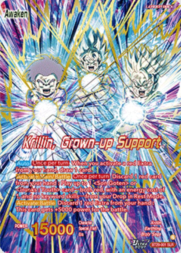 Krillin Grown up Support SLR BT29-001 carta