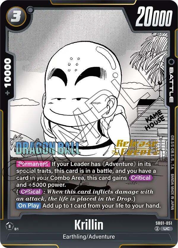 Krillin SB01 051 card