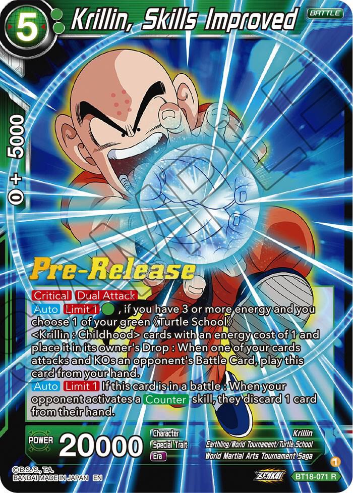 Krillin Skills Improved BT18-071