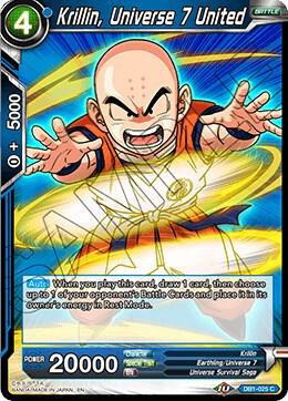 Krillin Universe 7 United DB1-025