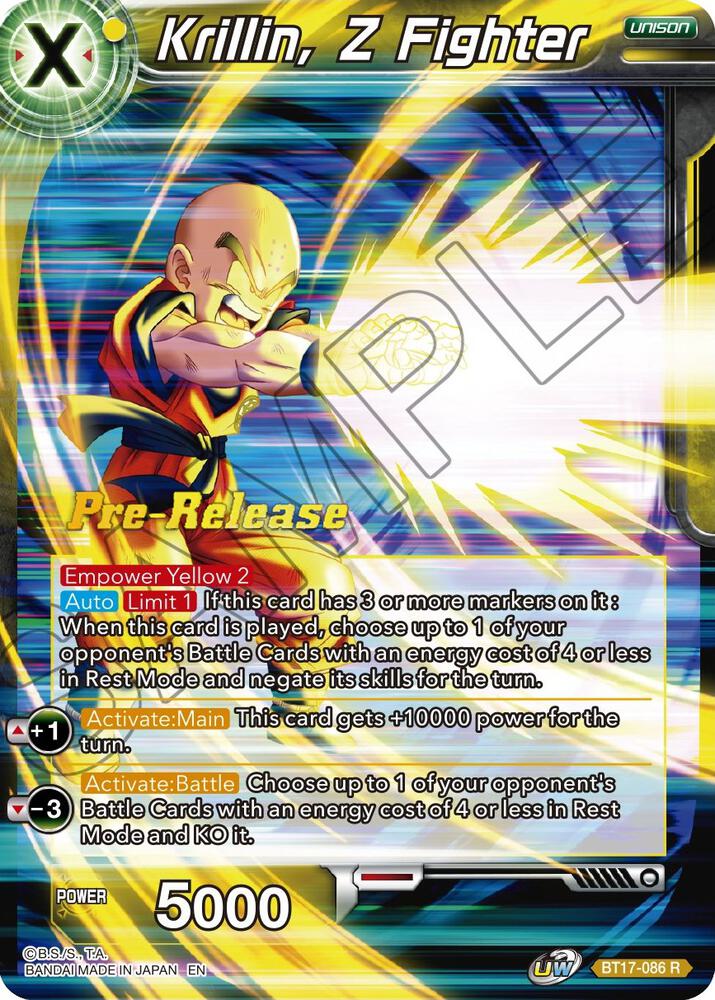 Krillin Z Fighter BT17-086