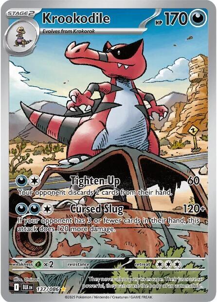 Krookodile 137 086 card