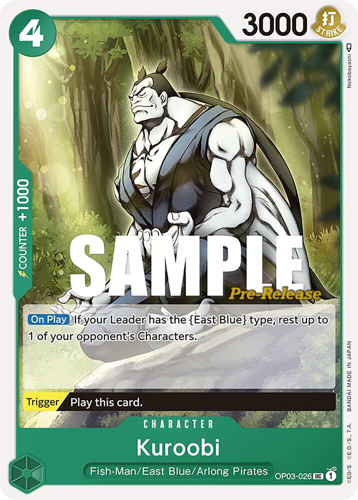 Kuroobi OP03-026 carta