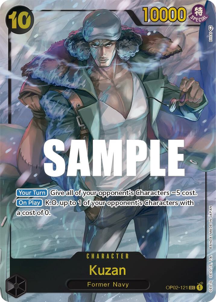 Kuzan 121 Alternate Art OP02-121