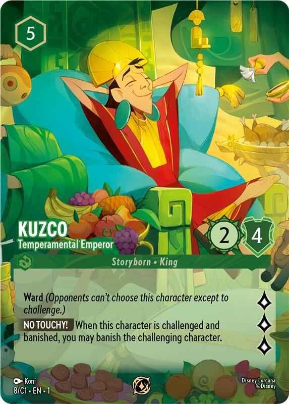 Kuzco Temperamental Emperor 8 card