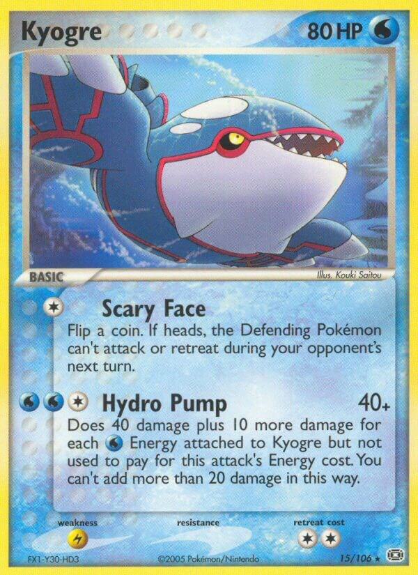 Kyogre 015 106 card