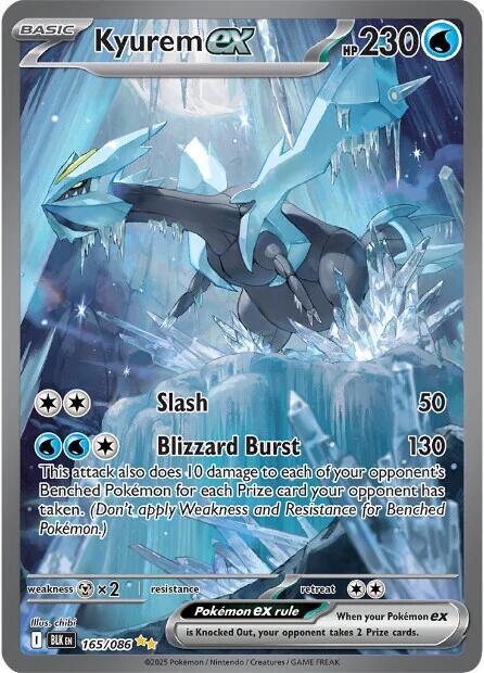 Kyurem ex 165 086 carta