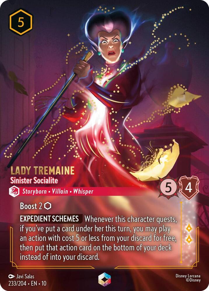 Lady Tremaine Sinister Socialite Enchanted 233/204 card
