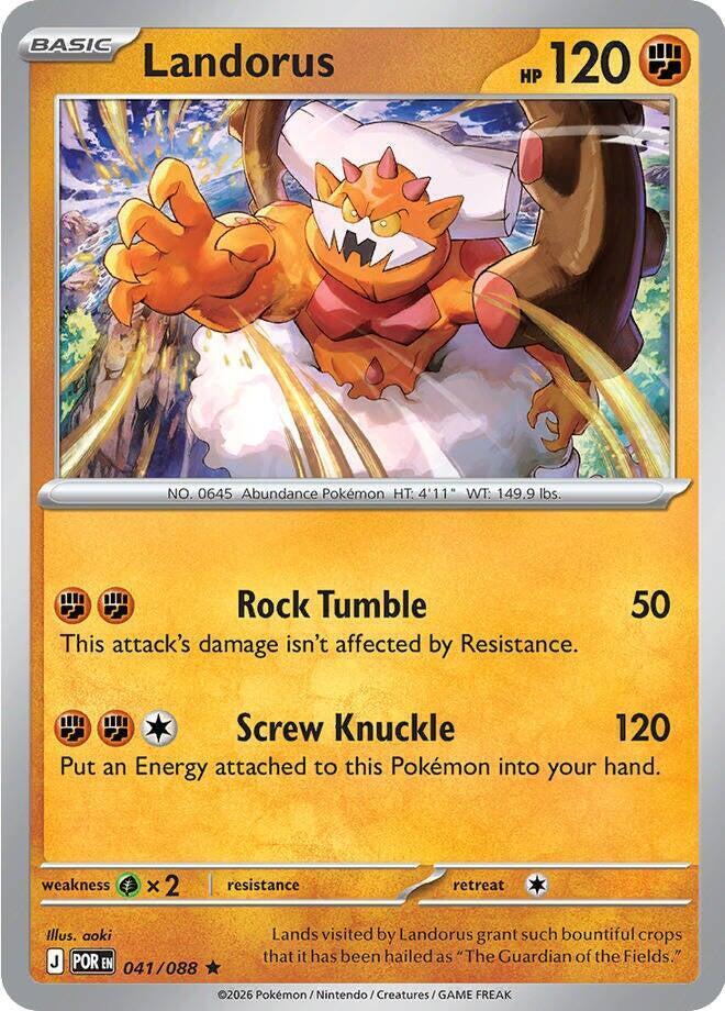Landorus 041/088 card