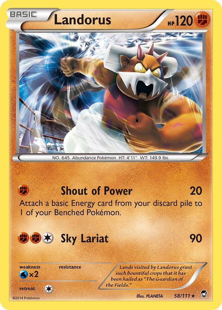 Landorus 58 111 058/111 card