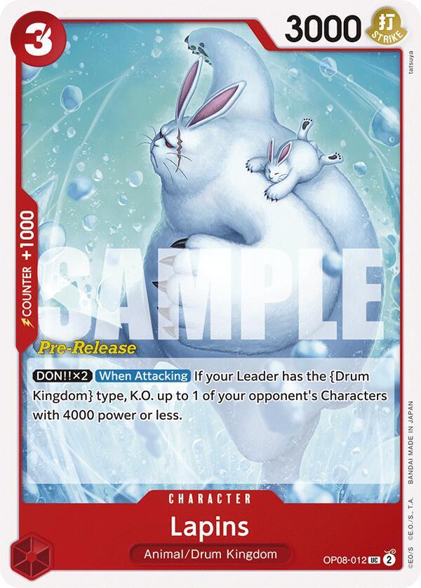 Lapins OP08-012 carta