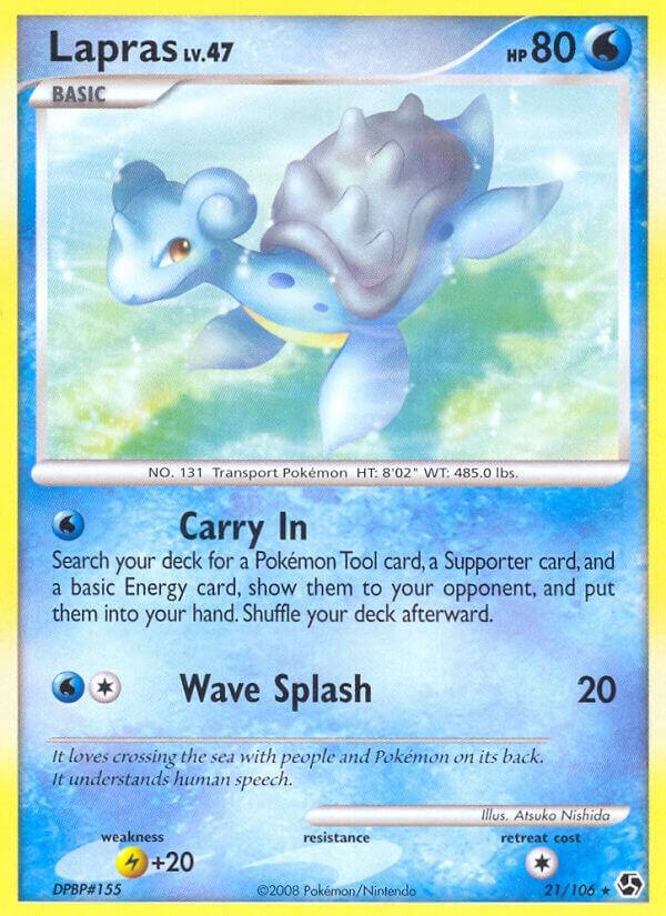 Lapras 21/106 card