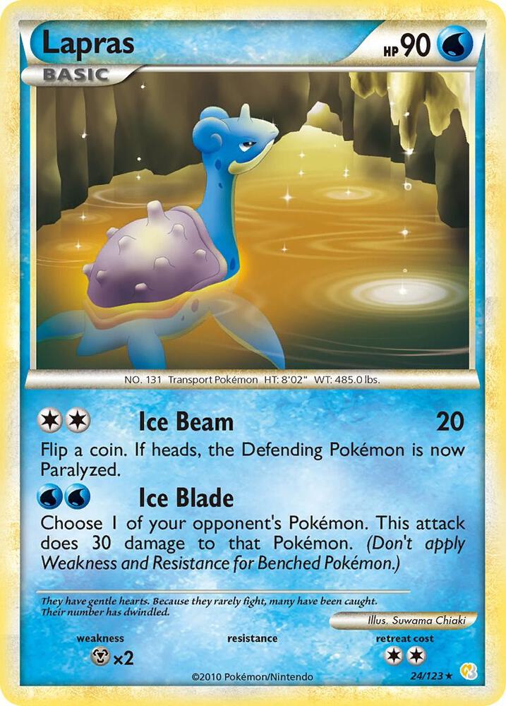 Lapras 24/123 card