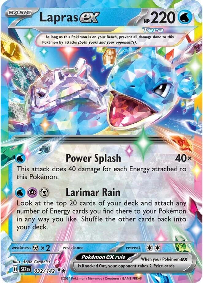 Lapras ex 032/142 card