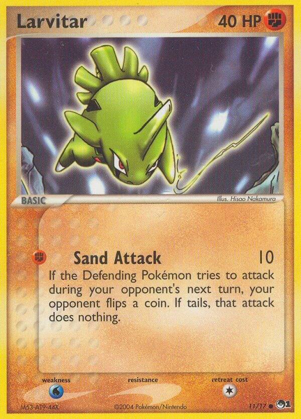 Larvitar 011/017 card