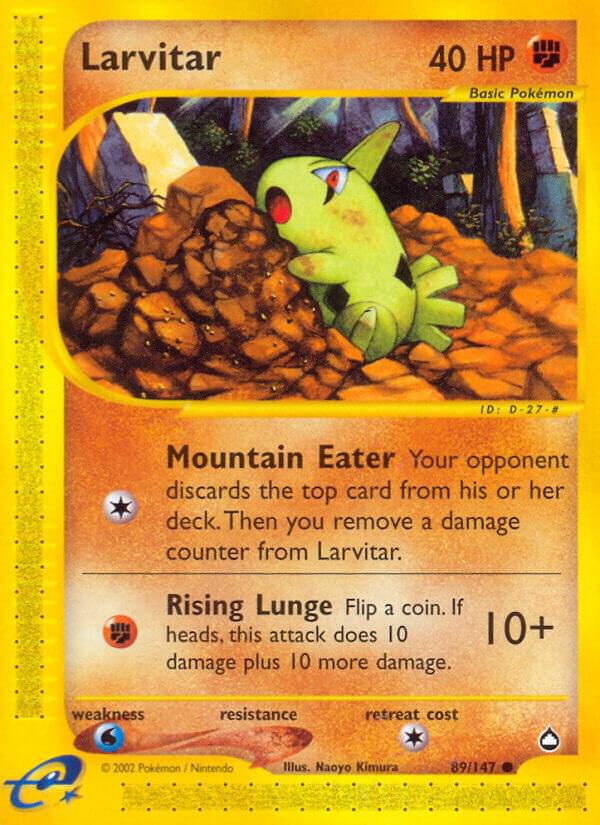 Larvitar 089/147 card
