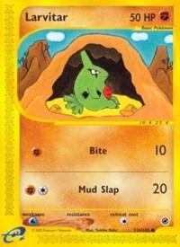 Larvitar 116/165 card