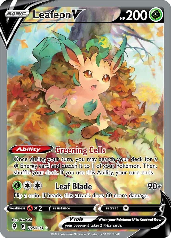 Leafeon V Alternate Full Art 167/203