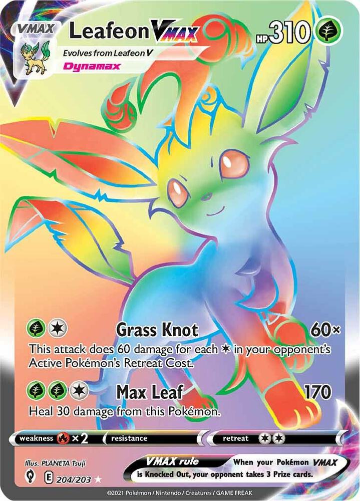 Leafeon VMAX Secret 204/203