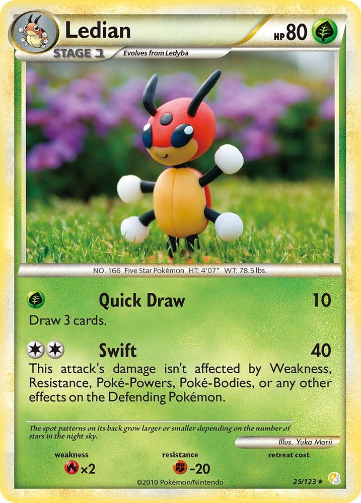 Ledian 25/123 card