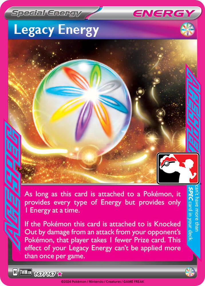Legacy Energy 167/167 card