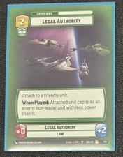 Legal Authority 1/2 card