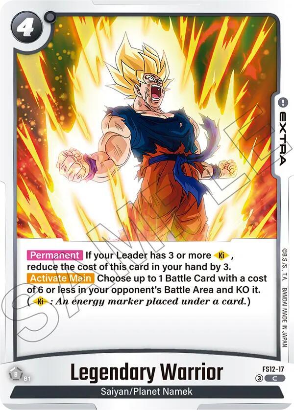 Legendary Warrior FS12-17 carta