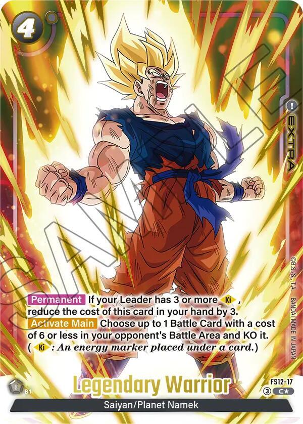 Legendary Warrior Gold FS12-17 carta