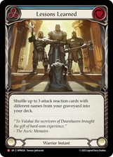Lessons Learned Blue MPW036 card