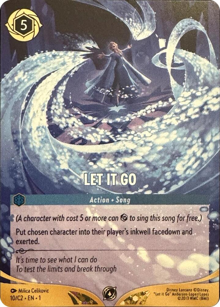 Let It Go Disney Lorcana Challenge 10 card