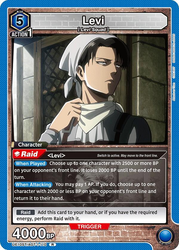 Levi UE10ST/AOT-1-110 card