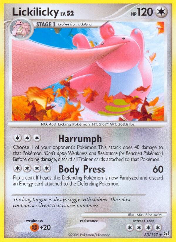 Lickilicky 33/127 card