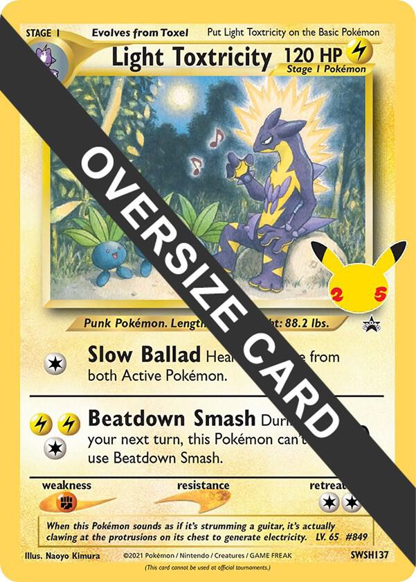 Light Toxtricity SWSH137 card