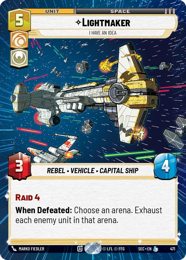 Lightmaker I Have An Idea Hyperspace 471 card