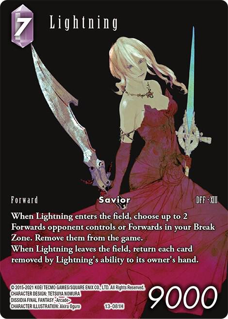 Lightning 13 081 Full Art 13-081H card