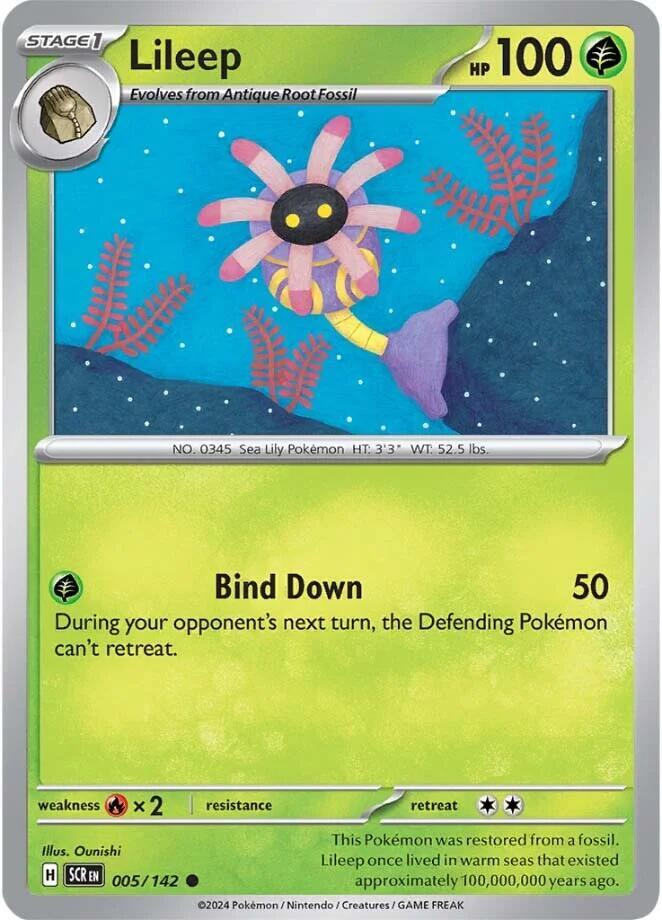 Lileep 005/142 card