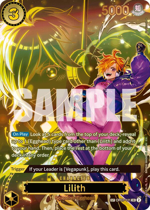 Lilith OP07 111 SP card