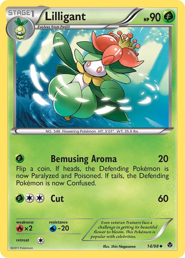 Lilligant 14/98 card