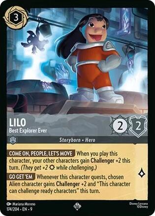 Lilo Best Explorer Ever 174/204 card