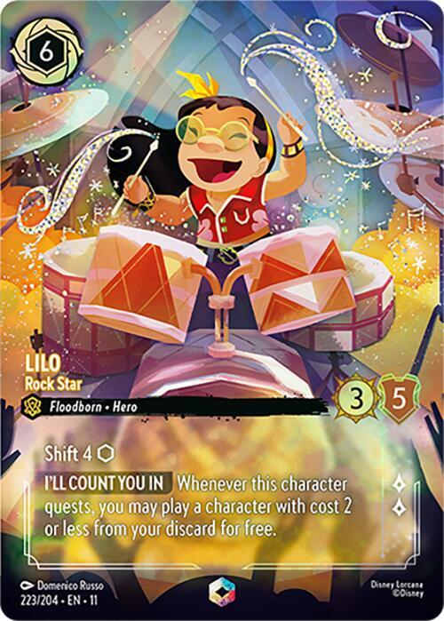 Lilo Rock Star Enchanted 223/204 carta