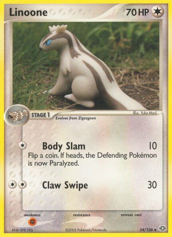Linoone 34/106 card