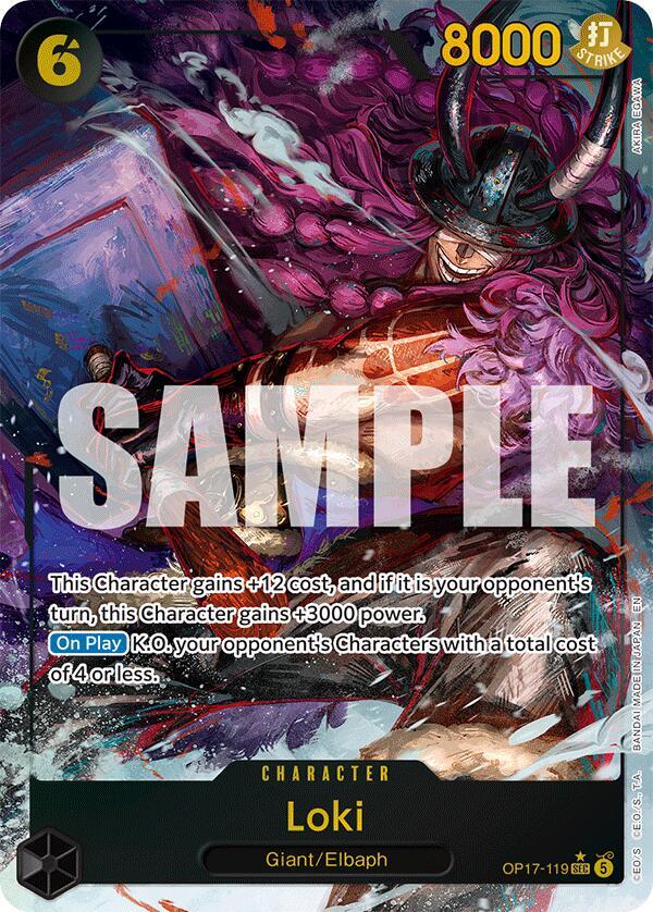 Loki Alternate Art OP17-119 carta