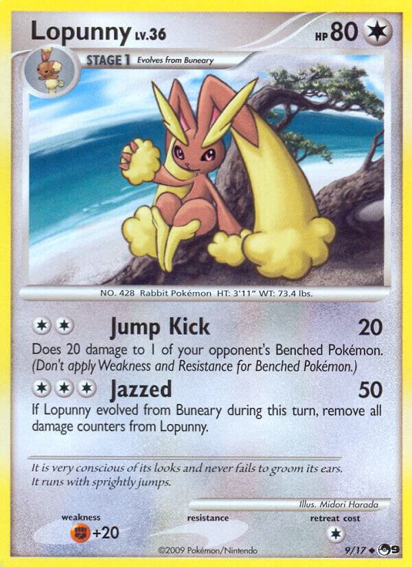 Lopunny 009/017 card