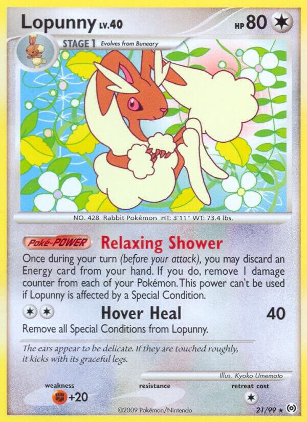 Lopunny 21/99 card