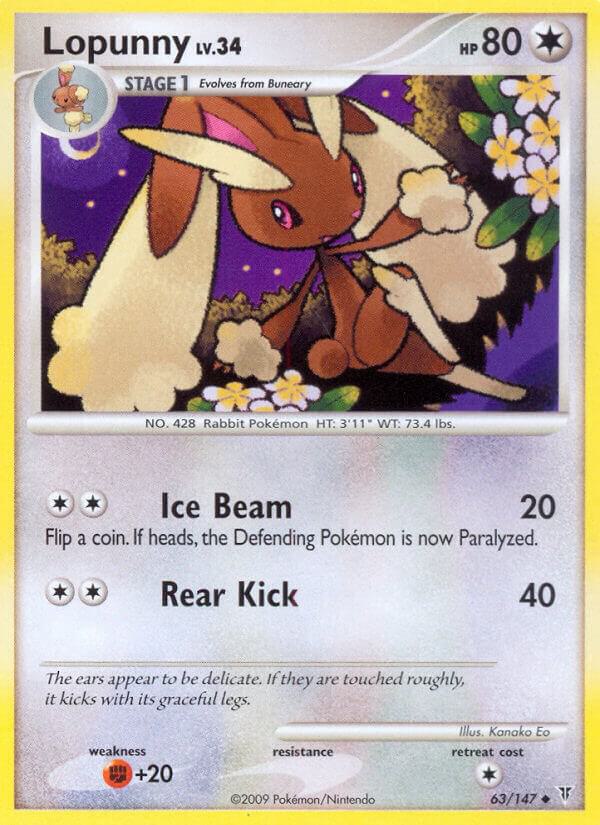 Lopunny 63 carta