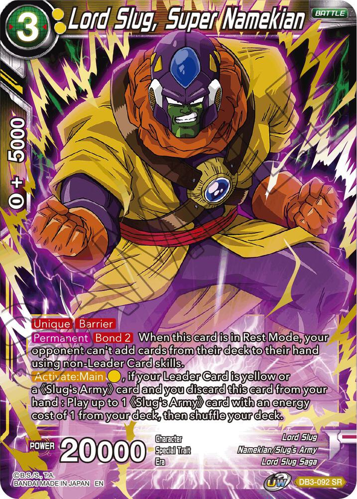 Lord Slug Super Namekian DB3-092