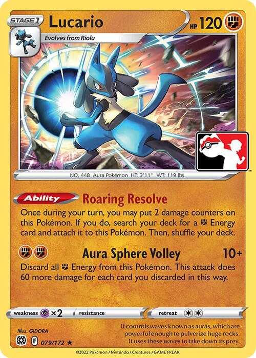 Lucario 079/172 card